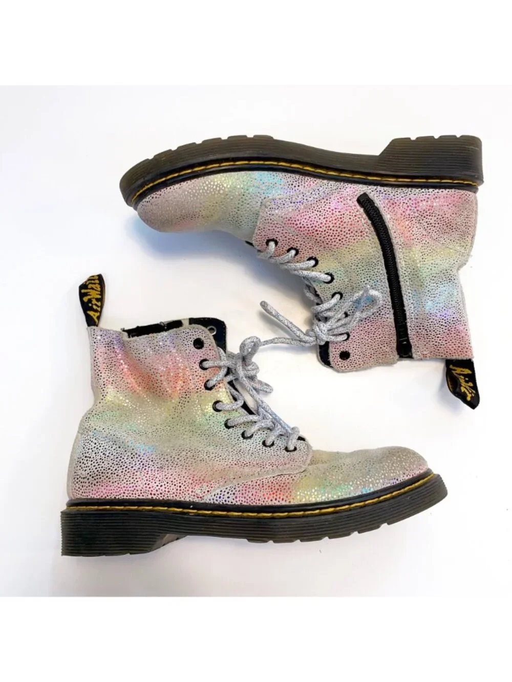 Dr. Marten's Kids Rainbow Suede 1460 Pascal Y, Size 3